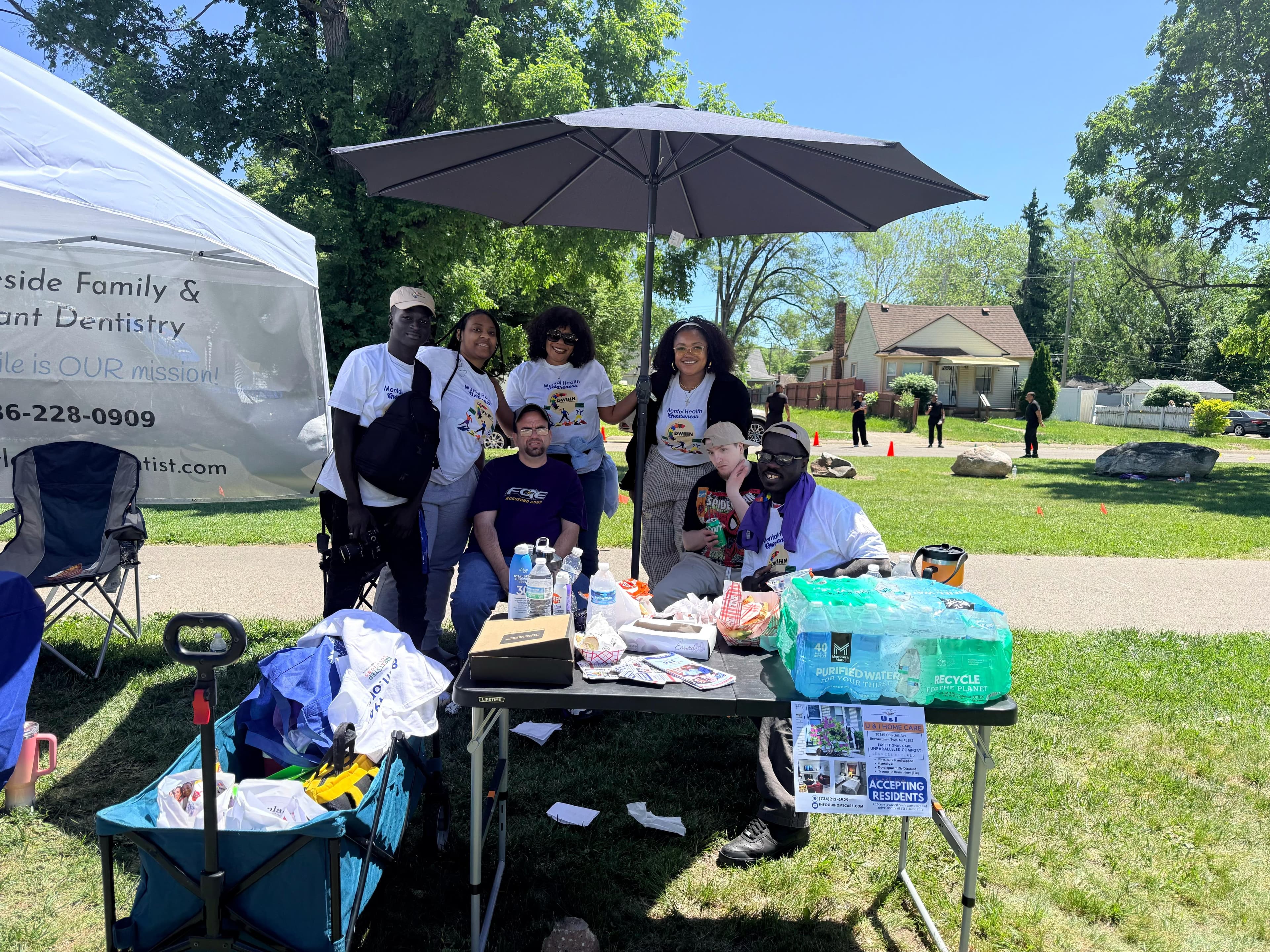 U&I Home Care team at a community event